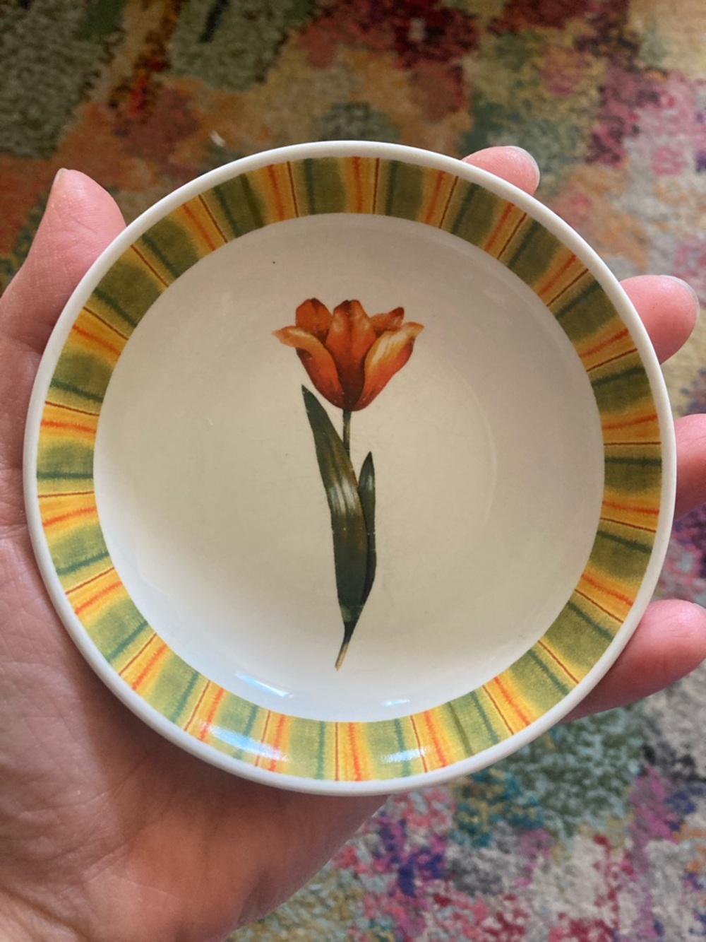 Cypress Home Tulip Trinket Dish